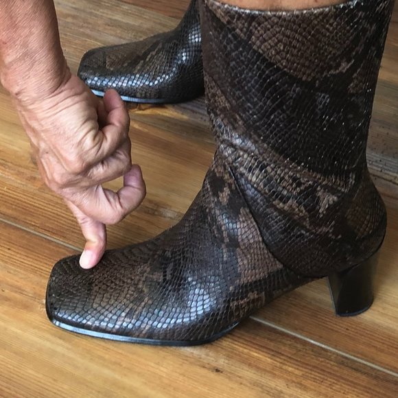 Via Spiga Snakeskin Boots - Picture 5 of 5